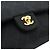 Chanel Black Medium Classic Jersey Bijoux Chain Double Flap Nero - vista 7