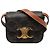 Céline Celine Claude Crossbody in Tela Cerata Mini Triomphe Marrone Marrone scuro