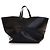 LOEWE Tote Pieghevole Puzzle in pelle di vitello lucida nera XXL Nero