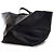 LOEWE Tote Pieghevole Puzzle in pelle di vitello lucida nera XXL Nero - vista 3