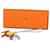Hermès Orange Milo Lambskin and Swift Grigri Rodeo Pegase Bag Charm PM  - view 5