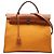 Hermès Orange Toile Herbag Zip 31 Arancione