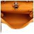 Hermès Orange Toile Herbag Zip 31 Arancione - vista 4