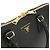 Borsa Prada Black Large Saffiano Lux Promenade Nero - vista 6