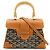 Goyard Marrone Mini Goyardine Saigon Souple