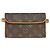 Louis Vuitton Pochette Florentine Monogram Canvas Small Marrone
