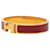 Bracelet en émail Click H PM Hermès, Or et Rouge Doré  - vue 2