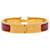 Bracelet en émail Click H PM Hermès, Or et Rouge Doré  - vue 3