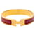 Bracelet en émail Click H PM Hermès, Or et Rouge Doré  - vue 4