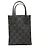 Borsa Mini Tote in Denim GG Gucci Nero - vista 2