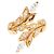 Tiffany & Co. 18K Yellow Gold Victoria Vine Bypass Ring