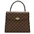 Borsa Louis Vuitton Damier Malesherbes Marrone - vista 2