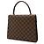 Borsa Louis Vuitton Damier Malesherbes Marrone - vista 3