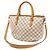 Borsa Tote Louis Vuitton Damier Azur Riviera PM Crudo - vista 3