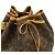 Borsa a Spalla Louis Vuitton Monogram Noe Marrone - vista 5