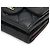 Cartera tríptico de piel de becerro granulado negro Chanel - vista 4