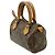 Borsa Clutch Louis Vuitton Monogram Mini Speedy M41534 Marrone - vista 3
