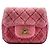 Borsa a tracolla Chanel Mini Matelassé in rosa - vista 2