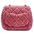 Borsa a tracolla Chanel Mini Matelassé in rosa - vista 3
