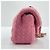 Borsa a tracolla Chanel Mini Matelassé in rosa - vista 5