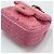 Borsa a tracolla Chanel Mini Matelassé in rosa - vista 8