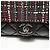 Borsa a tracolla 2-Way in Tweed Matelassé Chanel Nero - vista 9