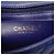 Borsa a tracolla Chanel in agnello Chevron Blu - vista 11