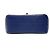 Borsa a tracolla Chanel in agnello Chevron Blu - vista 7