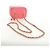 Mini Vanity Case Chanel Classic con catena in agnello trapuntato Rosa - vista 7