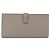 Hermès Cartera Hermes Bearn Soufflé Verso Gris pardo - vista 2