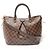 Borsa Louis Vuitton Damier Ebene Siena MM Marrone