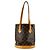 Borsa Bucket Louis Vuitton Monogram PM Marrone Monogramma