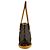 Borsa Bucket Louis Vuitton Monogram PM Marrone Monogramma - vista 2
