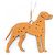 Hermès Charm per borsa Dalmatian Hermes Nero Arancione - vista 3