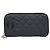 Chanel Cambon Zip Around gestepptes Lammleder Long Schwarz