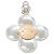 Portachiavi Louis Vuitton Vivienne Head Monogram Argento