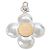 Portachiavi Louis Vuitton Vivienne Head Monogram Argento - vista 2