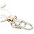 Portachiavi Louis Vuitton Vivienne Head Monogram Argento - vista 7