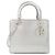 Borsa Christian Dior Lady Medium Argento