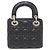 Mini borsa Lady Christian Dior Nero - vista 2