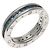 Bulgari Anello Bvlgari B.zero1 in oro bianco 18K con topazio blu - vista 2