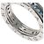 Bulgari Anello Bvlgari B.zero1 in oro bianco 18K con topazio blu - vista 9