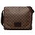 Borsa a tracolla Louis Vuitton Damier Brooklyn MM Marrone