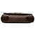 Borsa a tracolla Louis Vuitton Damier Brooklyn MM Marrone - vista 3