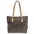 Borsa Cabas Piano Monogram Louis Vuitton Marrone Monogramma