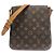 Borsa a tracolla Louis Vuitton Monogram Musette Salsa M51258 Marrone