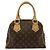 Borsa Louis Vuitton Monogram Manhattan PM Marrone - vista 2