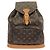 Zaino Louis Vuitton Monogram Montsouris GM Marrone