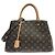 Borsa Louis Vuitton Monogram Montaigne MM Marrone