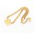 Collana Chanel RUE CAMBON placcata oro D'oro Metallico - vista 2